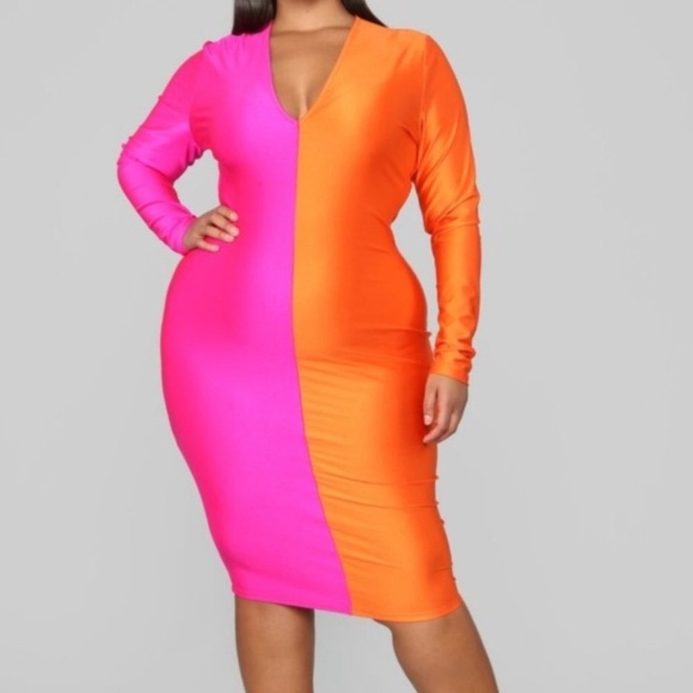 📦Rainbow Sherbet Midi Dress📦.